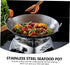 Ciieeo Seafood Pot Nonstick Grill Pan Gas Stove Shabu Pot Cooking Pan Non- Stick Paella Pan Carbon Camping Cookware Kitchen Cookware Japanese-styl...