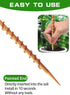 6 Pack 13" Electroculture Copper Gardening Antenna, Copper Garden Stakes, Copper Rods for Garden, Copper Plant Stakes, Electro Culture Gardening C...