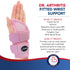 Dr. Arthritis Doctor Developed Fitted Wrist Brace for Carpal Tunnel Syndrome, Tendonitis and other Wrist Conditions, Splint Support Single (Pink, ...
