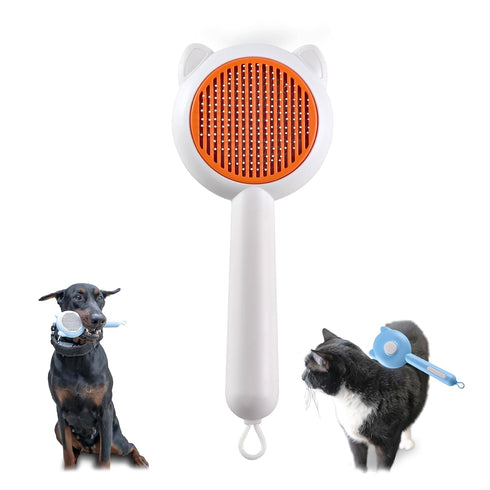 Pet Brush - Cat and Dog Grooming Brush, Light Weight, Soothing, Massaging Pet Brush to Comfort Cats and Dogs and Untangle, Brush and Remove Hair. ...