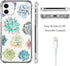 Succulent Clear Case Fit for iPhone 11 Year 2019, Succulent Girls and Women Floral Back Case Cover, Cute Design Transparent Flexible TPU Bumper Sh...