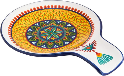 Bico Havana Spoon Rest for Stove Top, Ceramic Spoon Holder for Kitchen Counter, Easy to Clean Coffee Spoon Rest Dishwasher Safe, Kitchen Cooking U...