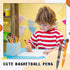 20 Pcs Basketball Pen Sports Ballpoint Pens Basketball Party Favors Basketball Souvenirs Black Ink Writing Pen for Office Desk Fun School Statione...