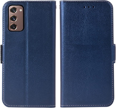 Compatible with Samsung Galaxy Z Fold 2 5G 2020 Wallet Case Wrist Strap Lanyard Leather Flip Card Holder Cell Accessories Phone Cover for Gaxaly Z...