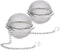 2Pcs Stainless Steel Tea Ball, 2.04 Inch Mesh Tea Infuser Strainers, Premium Tea Filter Tea Interval Diffuser for Loose Leaf Tea and Seasoning Spi...