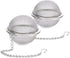 2Pcs Stainless Steel Tea Ball, 2.04 Inch Mesh Tea Infuser Strainers, Premium Tea Filter Tea Interval Diffuser for Loose Leaf Tea and Seasoning Spi...