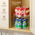2 Tier Lazy Susan Turntable Organizer 9.25'' Rotating Spice Rack Organization for Cabinet, Kitchen, Pantry, Countertop, Spining Makeup Organizer f...