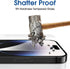 amFilm Screen Protector OneTouch Compatible with iPhone 14 Pro Max 6.7", Dynamic Island Compatible- with Easy Installation Kit, Full Coverage Case...