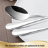 12 Pieces Spoons and Forks Set,Food Grade Stainless Steel Flatware Cutlery Set,6 Forks(6.8 inch) and 6 Spoons(6.6inch) Silverware Set for Home,Kit...