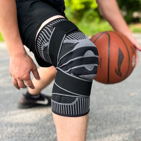 Knee Brace, Professional Knee Compression Sleeve with Patella Gel Pad & Side Stabilizers, Improved Circulation Compression, Knee Support for Knee ...