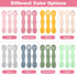 Silicone Baby Spoons Self Feeding 6+ Months, 3PCS Toddler Forks and Spoons Utensils Baby Led Weaning Teething Spoon Infant Spoons First Stage Newb...