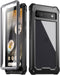 Poetic Guardian 6FT Drop Tested Case for Pixel 6A 5G - Built-in Screen Protector, Full Body Hybrid Shockproof, Black/Clear...