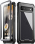 Poetic Guardian 6FT Drop Tested Case for Pixel 6A 5G - Built-in Screen Protector, Full Body Hybrid Shockproof, Black/Clear...
