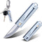 Small Pocket Knife, Cool key chain Knife With Aluminium Alloy Handle, Great Gift Folding edc Knife For Men women every day carry Outdoor Camping (...