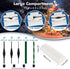 RESTMO Outdoor IP44 Waterproof Connection Box, Weatherproof Electrical Extension Cord Cover, Safety Seal Enclosure to Protect Holiday Decorations,...