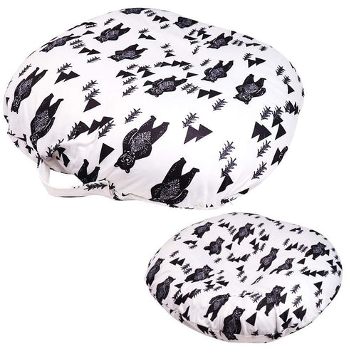 Baby Lounger Cover, Bear Newborn Lounger Cover for Boys, Snugly Fit Infant Lounger for Baby, Infant Removable Slipcover, Animal Breathable & Reusa...
