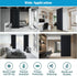 Dust-Proof Curtain for Wardrobe/Closet/Storage Room, Blackout Curtains Small Room Divider Privacy Curtain Panel for Living Room/Bedroom/Fitting Ro...
