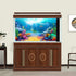 Aquarium Background Underwater World Cartoon Aquatic Plants Coral Turtle Fish Tank Background Cute Undersea Marine Life Terrarium Background Fish ...