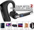 Bluetooth Headset V5.0, Wireless Bluetooth Earpiece 24Hrs HD Calling,CVC8.0 Dual Mic Noise Cancelling, Hands-Free Bluetooth Earphone for Driving/B...