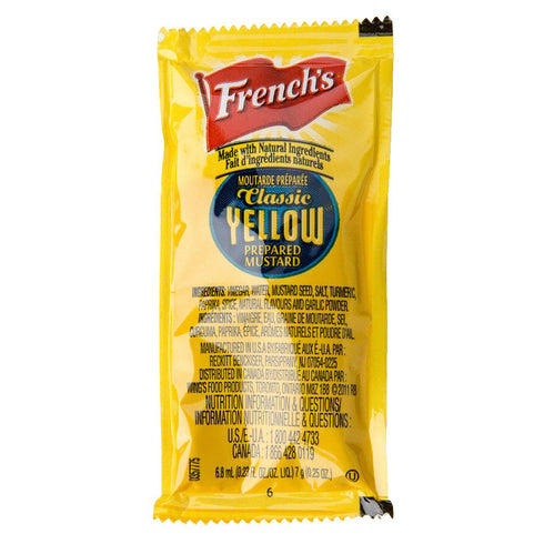 French's Classic Yellow Mustard Packets - .25 oz. (25 ct.)...
