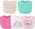 The Peanutshell Baby Girl Bibs Set, Terry Cloth, Feeding, Drooling, Teething Essentials for Newborn, Infant, Toddler Babies, 10 Pack Pastel Pink, ...