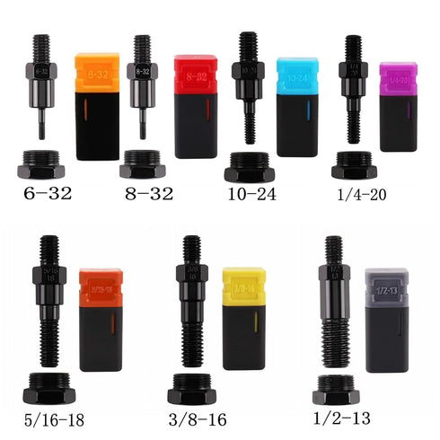 2PCS Replacement Mandrel for Riveter and 50PCS Rivet Nuts, Hand Rivet Tool Accessories (5/16"-18)...