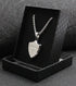 Lemu Stainless Steel Men Shield Armor of God Joshua 1:9 Faith Cross Pendant Necklace (Pendant with Chain 24 inches)...