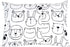 100% Cotton Toddler Pillowcase by ADDISON BELLE - Fits Both 13"x18" and 14"x19" Pillows - Soft, Durable & Breathable (Monochrome Animals)...
