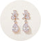 SWEETV Elegant Bridal Wedding Earrings for Brides, Bridesmaids, Cubic Zirconia Teardrop Dangle Earrings for Women Formal Jewelry...