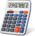Desktop Calculator Extra Large 5-Inch Clear LCD Display 12-Digit Big Number Button Office Calculator with Auto Sleep Function (OS-5M)...