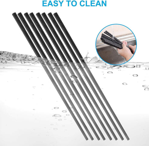 10 Pairs Fiberglass Chopsticks Family Set, ONEHERE Reusable Chinese, Japanese, Korean Chop sticks, Dishwasher Safe, Non-slip, for Sushi, Noodles, ...