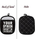LEVLO Funny Cooking Gifts Your Opinion Wasn't in The Recipe Pot Holders Chef Gift Birthday Gift (Your Opinion Wasn't in The Recipe)...