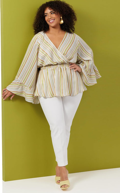 BUTTERICK B6931W2 Women's Semi-Fitted Pullover Top Sewing Pattern Kit, Design Code B6931, Sizes 20W-22W-24W-26W-28W Small...