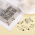 160pcs Curved Safety Pins, 4 Sizes Quilting Basting Pins Bent Safety Pins Sewing Safety Pins Assorted Accessories for Crafting Quilting Knitting S...