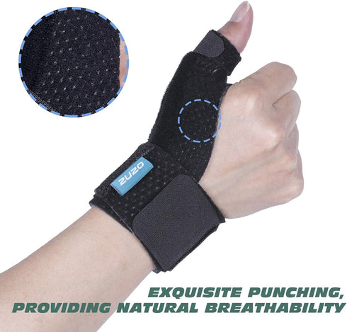 Compression Reversible Thumb & Wrist Stabilizer Splint(Improved Version) for BlackBerry Thumb, Finger, Pain Relief, Arthritis, Tendonitis, Spraine...