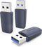 Syntech USB C to USB Adapter Pack of 3, USB C Female to USB 3.0 Male Adapter, Type C Charger Cable Power Converter Compatible with iPhone 15 iPad ...
