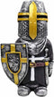Knight Garden Gnomes Guard Garden Statue Decorations Medieval Templar Crusader Guard Knight Armor Sculpture for Home Garden Decor...
