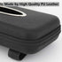 Sun Visor Tissue Holder, Zipper Napkin Holder, PU Leather Backseat Tissue Case for Car, Vehicle (Black)...