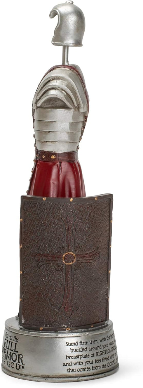 Dicksons Full Armor of God Soldier Ephesians 6 Scripture 9.5 Inch Resin Stone Tabletop Figurine...