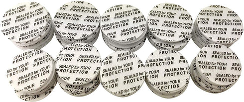 Sunscreen Flask Seals for Cruise Booze Hidden Liquor Bottles Sneak Alcohol | 100 PACK | 21mm | Fits Nearly All Secret Flasks...