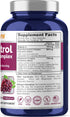 NusaPure Resveratrol & Polyphenol Complex 1450mg 180 Vegetarian Caps (Non-GMO, Vegan) Vitamin C...
