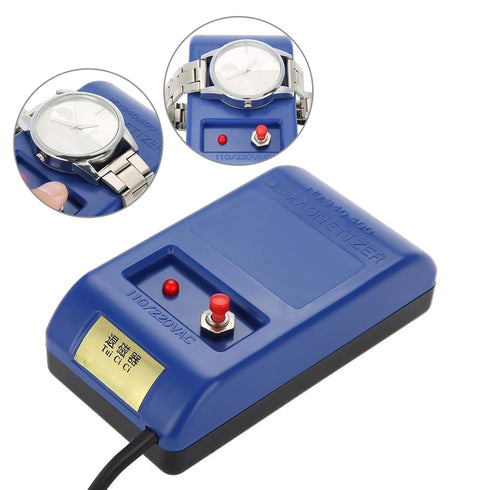 Watch Demagnetizer, Professional Portable Repair Tool US Plug 110V Tweezers Screwdriver Electrical Demagnetise Degausser Demagnetization Machine R...