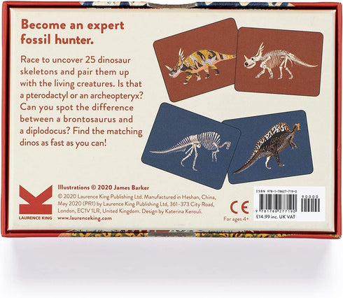Laurence King Match These Bones: A Dinosaur Memory Game...