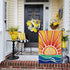 Hello Sunshine Summer Garden Flag Burlap 12x18 Inch Double Sided, Holiday Farmhouse Sign Small Flags Yard Outdoor Decor DF546...