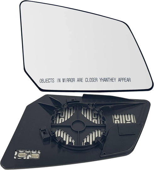 Acadia Passenger Side Heated Mirror Glass Compatible with GMC Acadia Limited Saturn Outlook Chevy Traverse Power Right Side Mirror Glass with Rear...