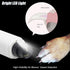 Dog Nail Grinder with LED Light,2-Speed Rechargeable Dog Nail Trimmer, Upgraded Powerful Electric Dog Toe Nail File Quiet Painless, Paws Grooming ...