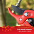 DURXO - Ratchet Pruning Shears, Garden Shears with Effort-Saving Device, Heavy Duty Anvil Pruners with Replaceable Cutting Blade Design. Gardening...