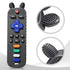 FFTROC TV Remote Control Shape Baby Teething Toys and Phone Shape Teether Toys for Babies 6-12 Months, Sensory Teether Chew Toys for Boys Girls Ba...