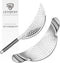 Pot Strainer Set 2 Pieces Stainless Steel Strainers Set, Easy Draining Durable Dishwasher Safe, Work for All Cooking Kitchenware, Noodles Pasta Fr...