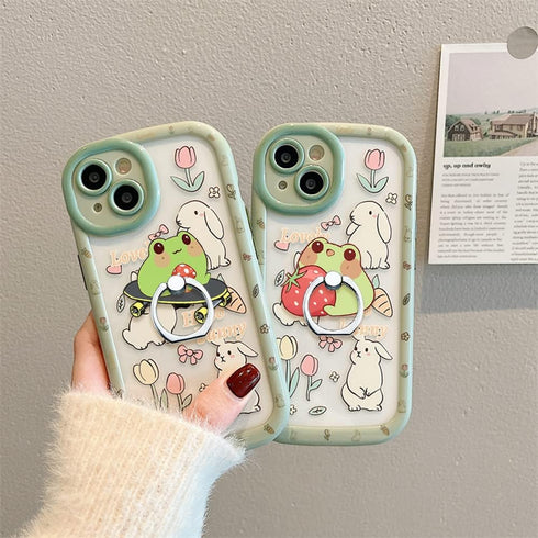 Phone Ring Holder Stand,Cute Frog Phone Ring Stand Holder Phone Case Finger Grip Stand Holder 360 Rotation Finger Ring Grip Stand for Cellphones,S...